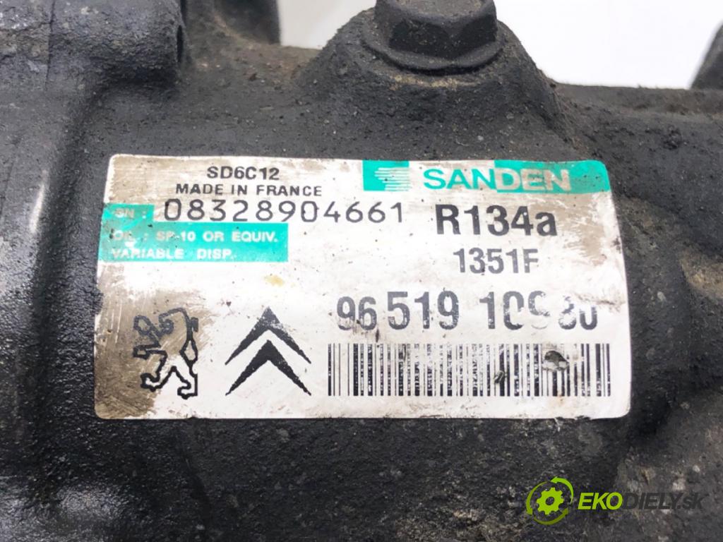 CITROEN C4 I (LC_) 2004 - 2014    2.0 16V 100 kW [136 KM] benzyna 2004 - 2007  kompresor klimatizace 9651910980 (Kompresory)