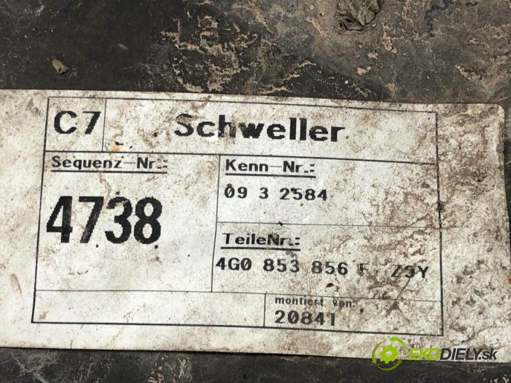 AUDI A6 C7 Avant (4G5, 4GD) 2011 - 2018    3.0 TDI quattro 180 kW [245 KM] olej napędowy 2011 - 2018  Lišta prahová pravá  (Lišty prahové)