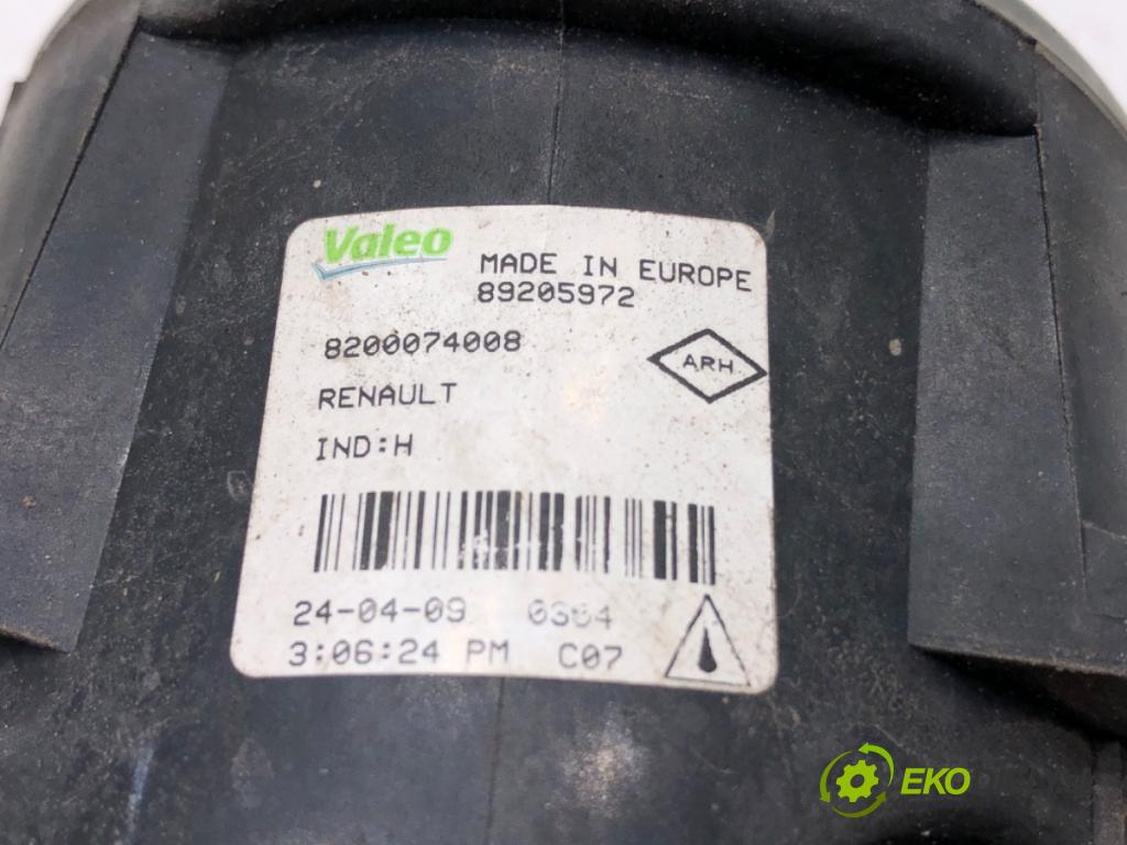 RENAULT SCÉNIC III (JZ0/1_) 2008 - 2022    1.4 16V (JZ0F, JZ1V) 96 kW [131 KM] benzyna 2009 - 2022  hmlové svetlo, hmlovka pravý přední část 8200074008