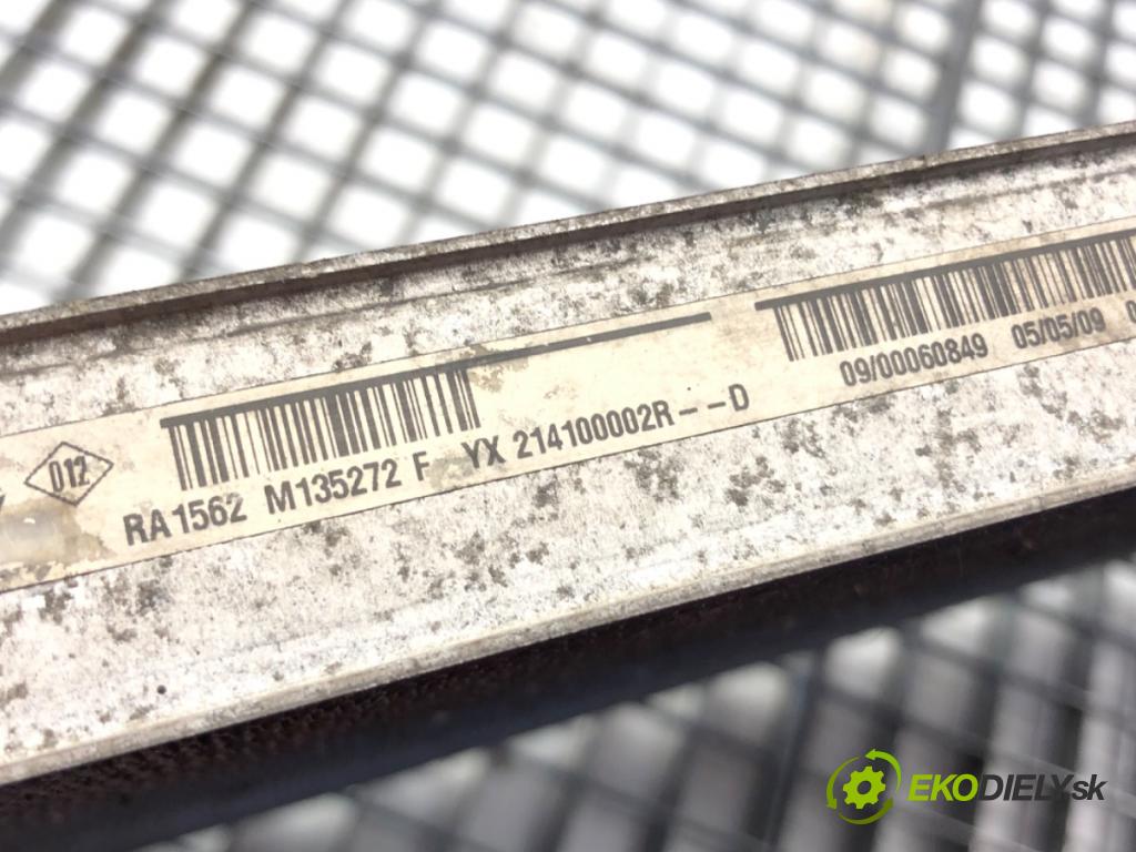 RENAULT SCÉNIC III (JZ0/1_) 2008 - 2022    1.4 16V (JZ0F, JZ1V) 96 kW [131 KM] benzyna 2009 - 2022  Chladič vody 214100002R (Chladiče vody)