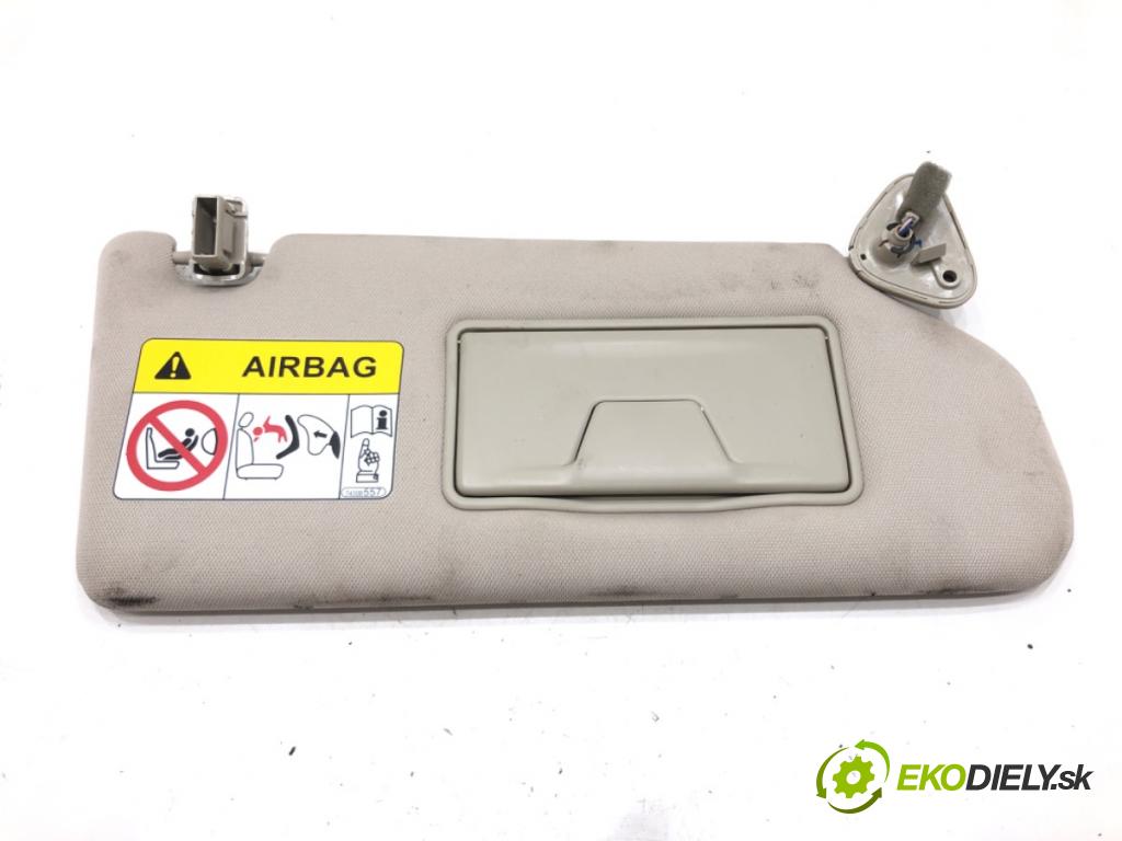 MITSUBISHI OUTLANDER III (GG_W, GF_W, ZJ, ZL, ZK) 2010 - 2022    2.4 Hybrid 4WD (GG3W) 99 kW [135 KM] Hybryda silnik benzynowy / elektryczny 2018 - 2022  Clona slnečná pravy 