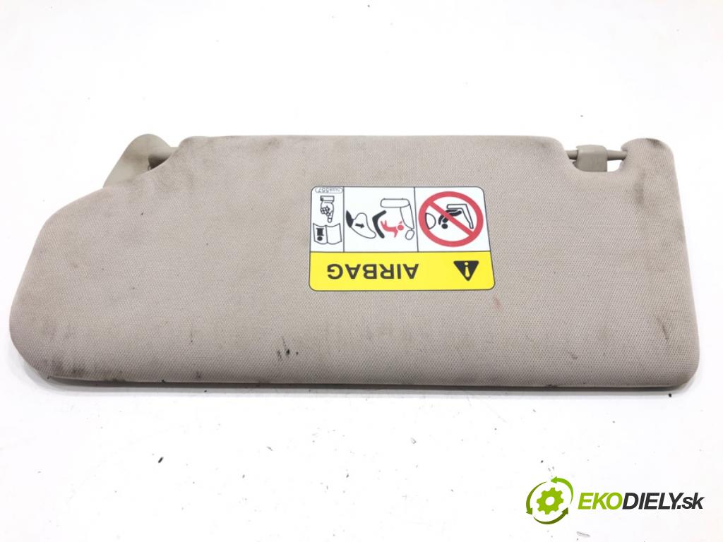 MITSUBISHI OUTLANDER III (GG_W, GF_W, ZJ, ZL, ZK) 2010 - 2022    2.4 Hybrid 4WD (GG3W) 99 kW [135 KM] Hybryda silnik benzynowy / elektryczny 2018 - 2022  Clona slnečná pravy
