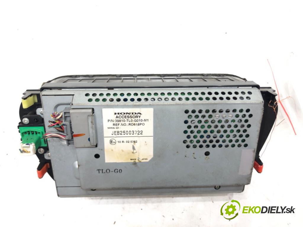 HONDA ACCORD VIII (CU) 2008 - 2022    2.2 i-DTEC (CU3) 110 kW [150 KM] olej napędowy 2008 - 2015  Dislpej 39810-TL0-G010-M1 (Prístrojové dosky, displeje)