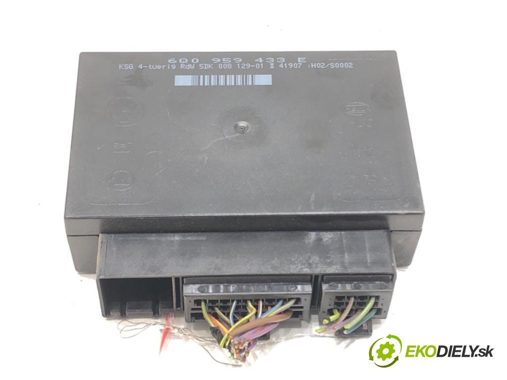 VW POLO (9N_, 9A_) 2001 - 2014    1.4 TDI 51 kW [70 KM] olej napędowy 2005 - 2009  Modul komfortu 6Q0959433E (Moduly komfortu)