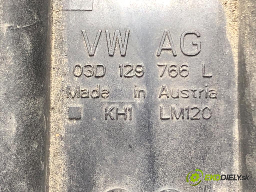 VW FOX liftback (5Z1, 5Z3, 5Z4) 2003 - 2015    1.2 40 kW [55 KM] benzyna 2005 - 2011  Potrubie sacie, sanie 03D129766L (Sacie potrubia)