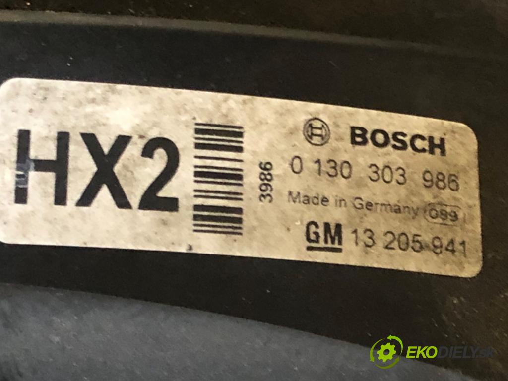 OPEL ZAFIRA / ZAFIRA FAMILY B (A05) 2005 - 2019    1.6 (M75) 77 kW [105 KM] benzyna 2005 - 2012  Ventilátor chladiča 0130303314 13205947 (Ventilátory)