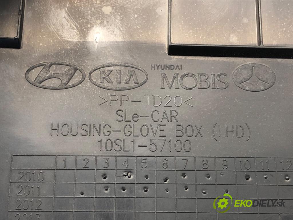 KIA SPORTAGE III (SL) 2009 - 2022    2.0 CRDi 100 kW [136 KM] olej napędowy 2010 - 2022  Priehradka, kastlík spolujazdca  (Priehradky, kastlíky)