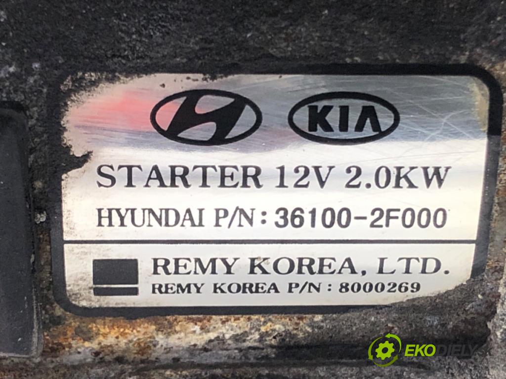 KIA SPORTAGE III (SL) 2009 - 2022    2.0 CRDi 100 kW [136 KM] olej napędowy 2010 - 2022  Štartér 36100-2F000 (Štartéry)
