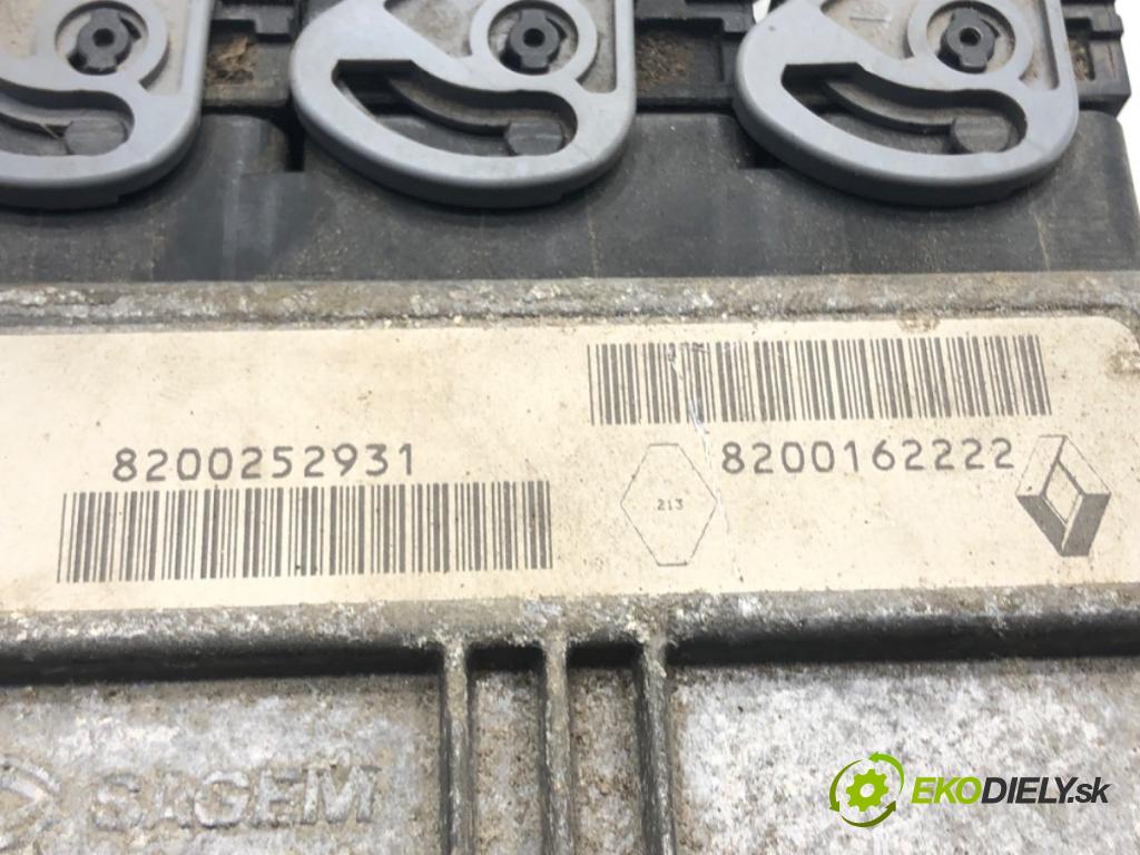 RENAULT ESPACE IV (JK0/1_) 2002 - 2022    2.0 Turbo (JK0A, JK0B, JK0N) 120 kW [163 KM] benzyna 2002 - 2022  riadiaca jednotka Motor 8200162222 (Riadiace jednotky)
