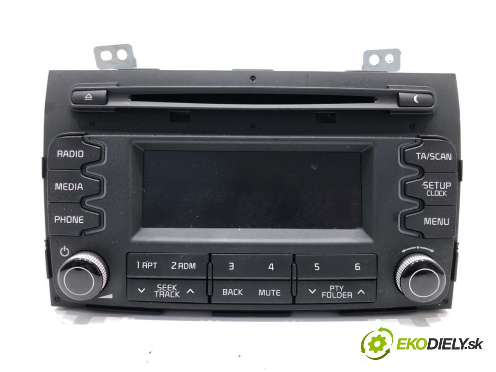 KIA SPORTAGE III (SL) 2009 - 2022    1.7 CRDi 85 kW [116 KM] olej napędowy 2010 - 2022  RADIO 96150-3U010WK (Audio zariadenia)