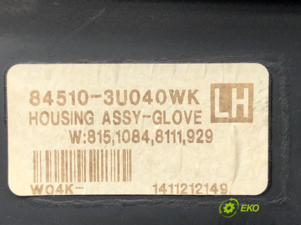 KIA SPORTAGE III (SL) 2009 - 2022    1.7 CRDi 85 kW [116 KM] olej napędowy 2010 - 2022  Priehradka, kastlík spolujazdca  (Priehradky, kastlíky)