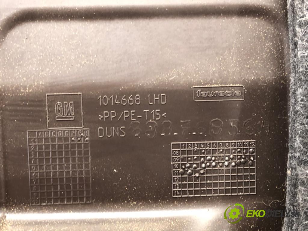 OPEL INSIGNIA A Sports Tourer (G09) 2008 - 2017    2.0 CDTI 4x4 (35) 118 kW [160 KM] olej napędowy 2010 - 2015  Priehradka, kastlík spolujazdca  (Priehradky, kastlíky)