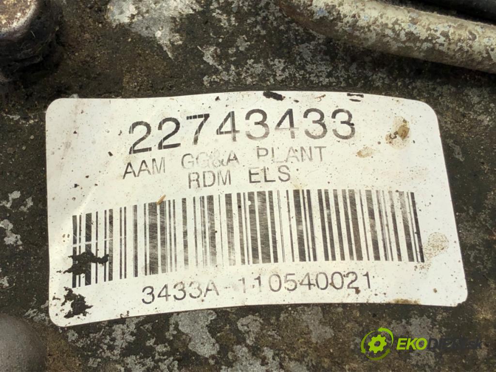 OPEL INSIGNIA A Sports Tourer (G09) 2008 - 2017    2.0 CDTI 4x4 (35) 118 kW [160 KM] olej napędowy 2010 - 2015  Most zad ,diferenciál 20957831AA (Zadné)