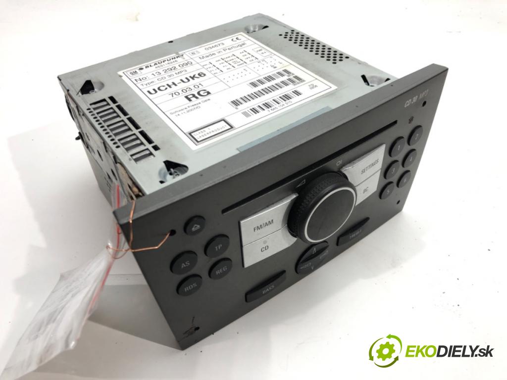 OPEL VECTRA C Kombi (Z02) 2003 - 2009    1.8 (F35) 103 kW [140 KM] benzyna 2005 - 2008  RADIO 13292090RG (Audio zariadenia)
