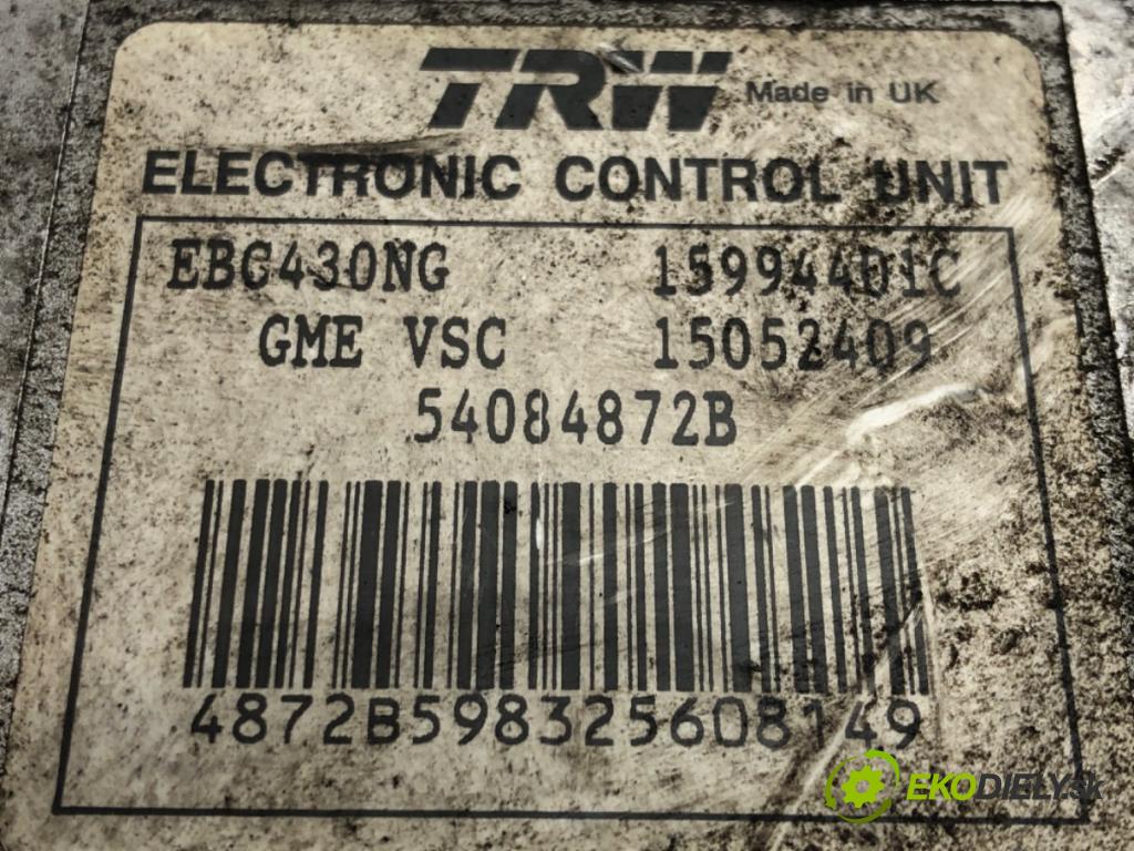 OPEL VECTRA C Kombi (Z02) 2003 - 2009    1.8 (F35) 103 kW [140 KM] benzyna 2005 - 2008  Pumpa ABS 54084872B (Pumpy ABS)
