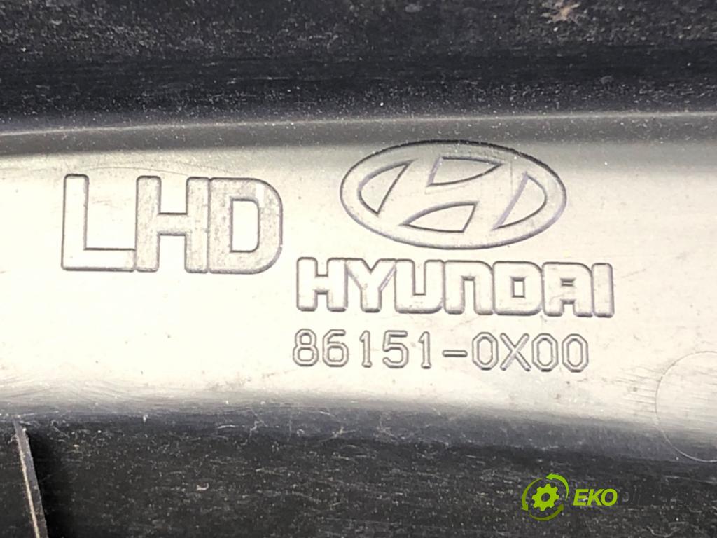 HYUNDAI i10 I (PA) 2007 - 2022    1.2 57 kW [78 KM] benzyna 2008 - 2011  Torpédo, plast pod čelné okno 86151-0X00 (Torpéda)