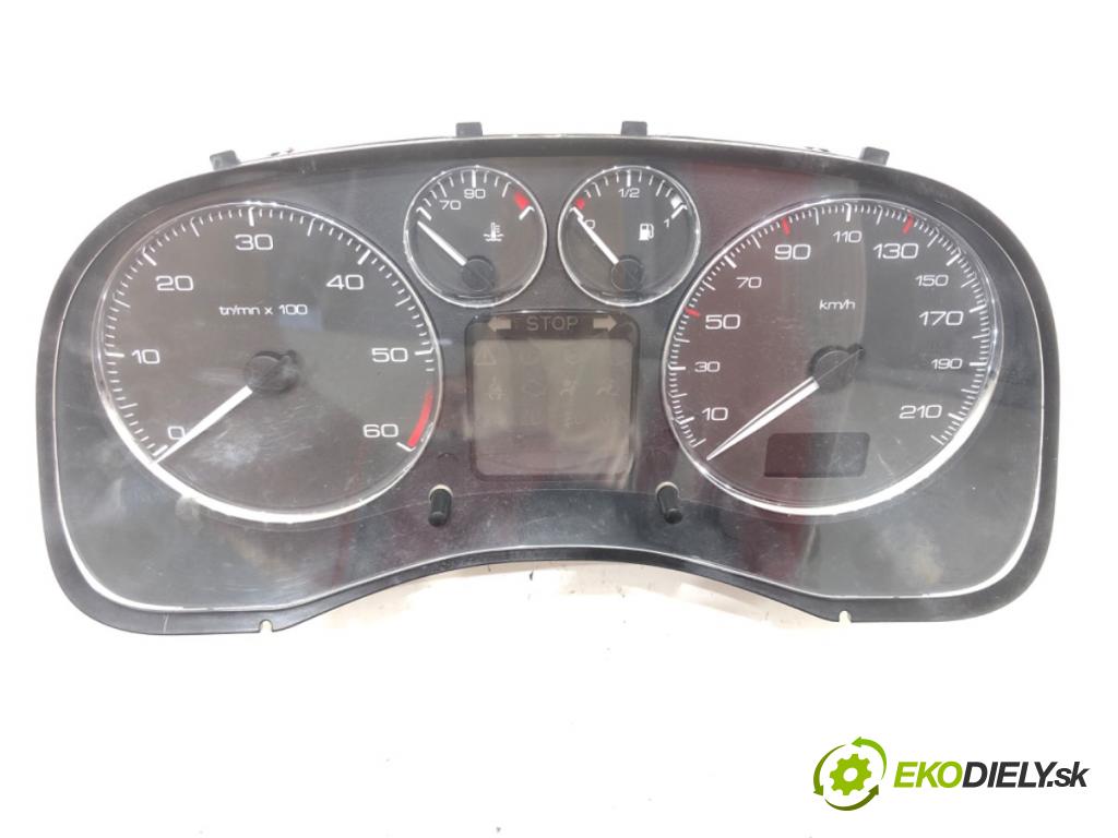 PEUGEOT 307 SW (3H) 2002 - 2009    2.0 HDi 135 100 kW [136 KM] olej napędowy 2004 - 2008  Prístrojovka P9654485280 (Prístrojové dosky, displeje)