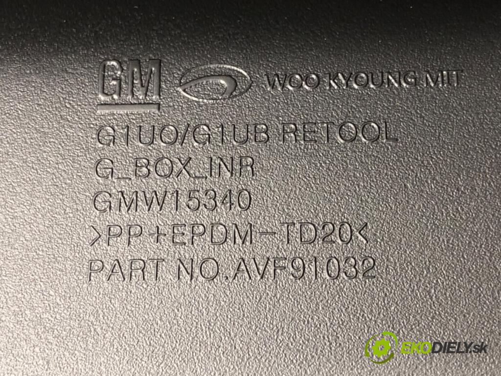 OPEL MOKKA / MOKKA X (J13) 2012 - 2022    1.4 (_76) 103 kW [140 KM] benzyna 2013 - 2022  Priehradka, kastlík spolujazdca  (Priehradky, kastlíky)