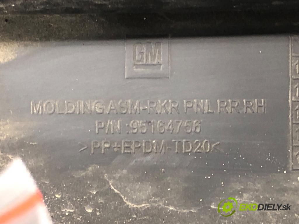 OPEL MOKKA / MOKKA X (J13) 2012 - 2022    1.4 (_76) 103 kW [140 KM] benzyna 2013 - 2022  Lišta prahová pravá 95164756 (Lišty prahové)
