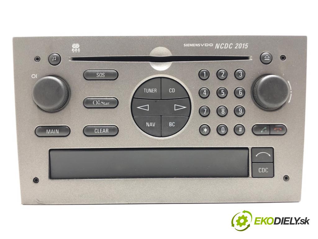 OPEL SIGNUM liftback (Z03) 2003 - 2008    2.2 direct (F48) 114 kW [155 KM] benzyna 2003 - 2008  RADIO 93176927 (Audio zariadenia)