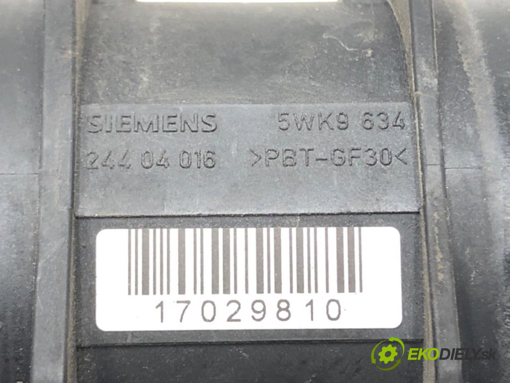 OPEL SIGNUM liftback (Z03) 2003 - 2008    2.2 direct (F48) 114 kW [155 KM] benzyna 2003 - 2008  Váha vzduchu 24404016 (Váhy vzduchu)