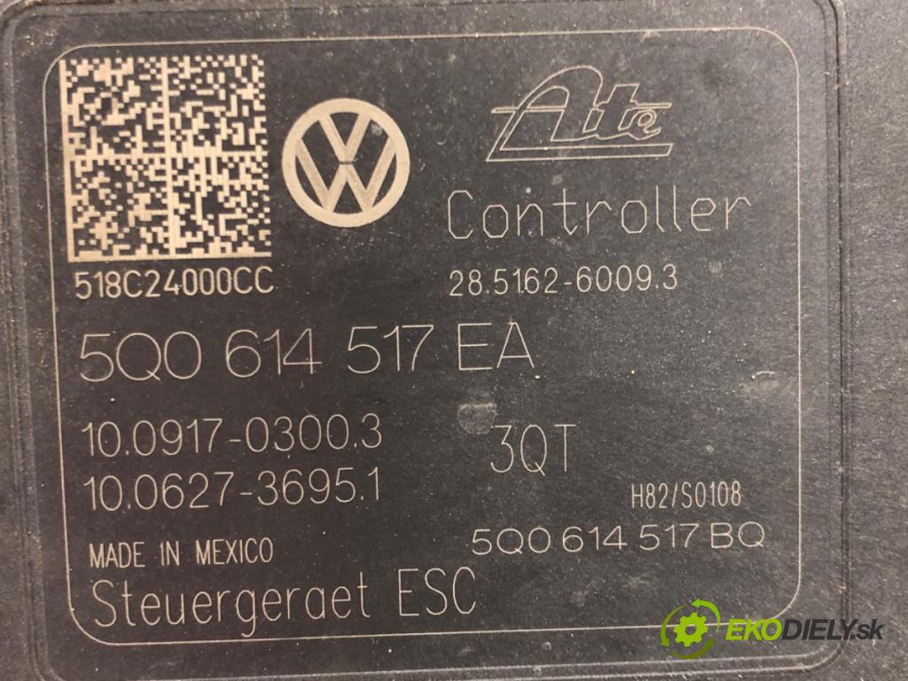 VW GOLF VII (5G1, BQ1, BE1, BE2) 2012 - 2022    2.0 GTI TCR 213 kW [290 KM] benzyna 2018 - 2022  Pumpa ABS 5Q0614517EA (Pumpy ABS)
