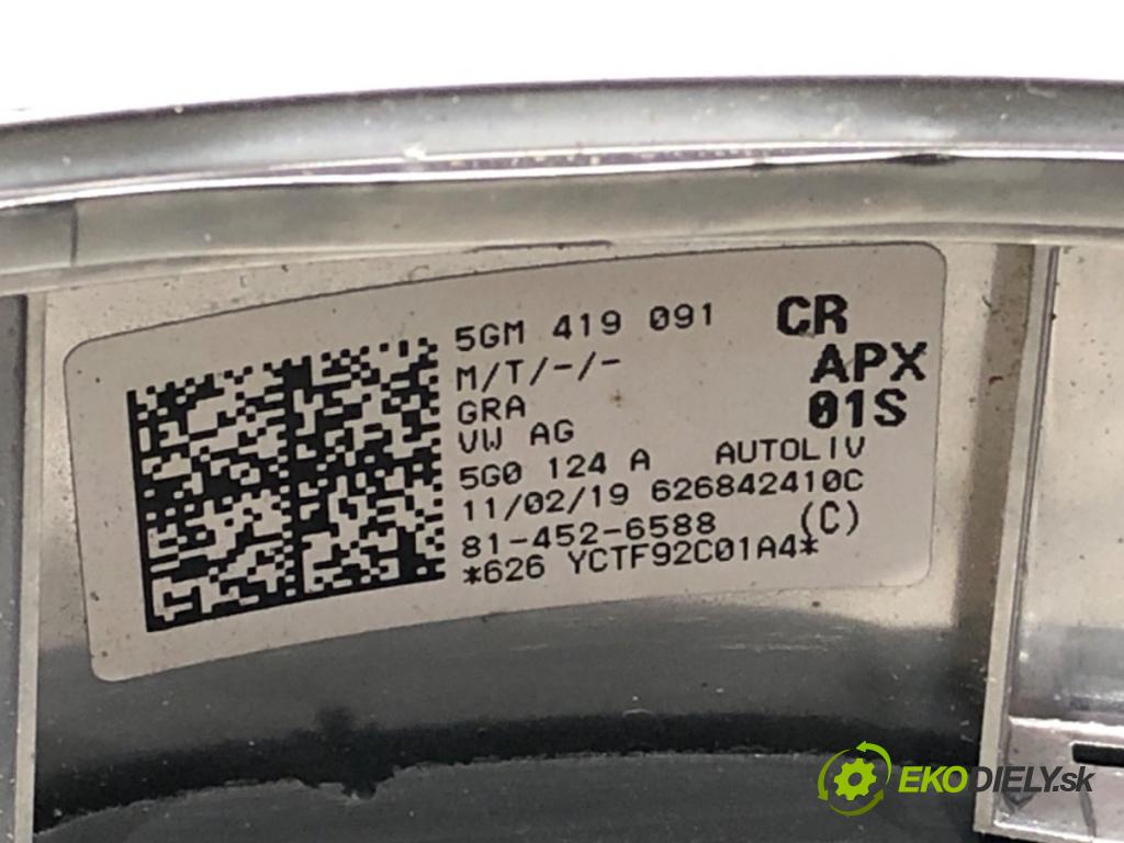 VW GOLF VII (5G1, BQ1, BE1, BE2) 2012 - 2022    2.0 GTI TCR 213 kW [290 KM] benzyna 2018 - 2022  Volant GTI 5GM419091CR