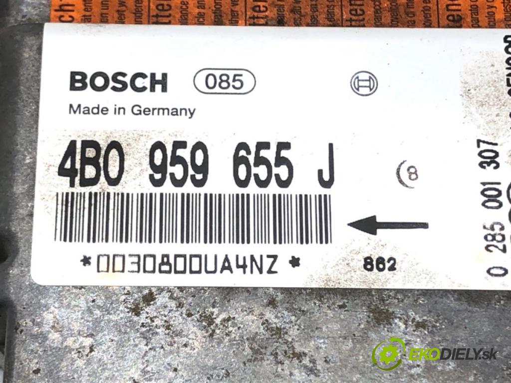 AUDI A6 C5 (4B2) 1997 - 2005    1.8 T 110 kW [150 KM] benzyna 1997 - 2005  senzor airbag 4B0959655J (Snímače)