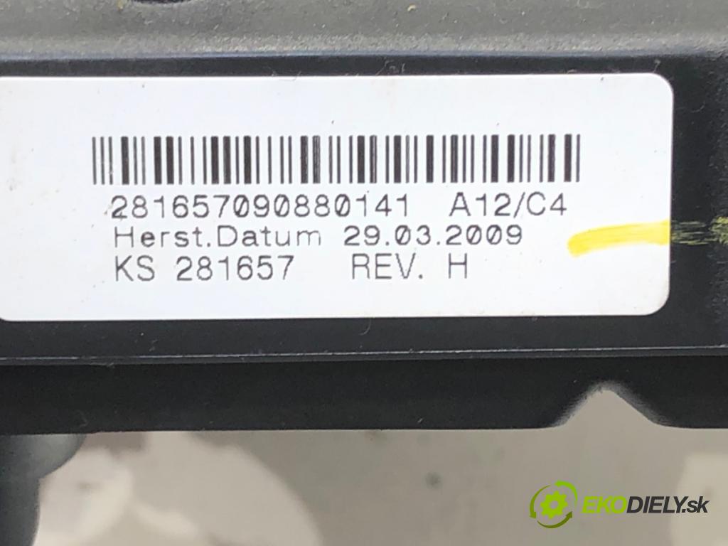 OPEL ZAFIRA / ZAFIRA FAMILY B (A05) 2005 - 2019    1.6 FlexFuel (M75) 85 kW [116 KM] Benzyna / etanol 2008 - 2012  Prepínač kombinovaný 13306115AD (Prepínače, spínače, tlačidlá a ovládače kúrenia)
