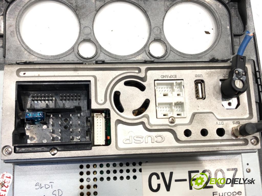 FORD FOCUS II Turnier (DA_, FFS, DS) 2004 - 2012    1.6 TDCi 80 kW [109 KM] olej napędowy 2004 - 2012  RADIO Navigácia CV-F207 (Audio zariadenia)