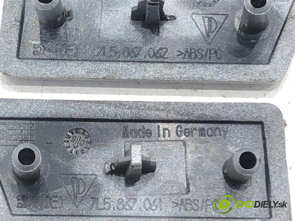 PORSCHE CAYENNE (9PA) 2002 - 2010    S 4.5 250 kW [340 KM] benzyna 2002 - 2007  lišty kryt 7L5857222 7L5867086 (Lišty)