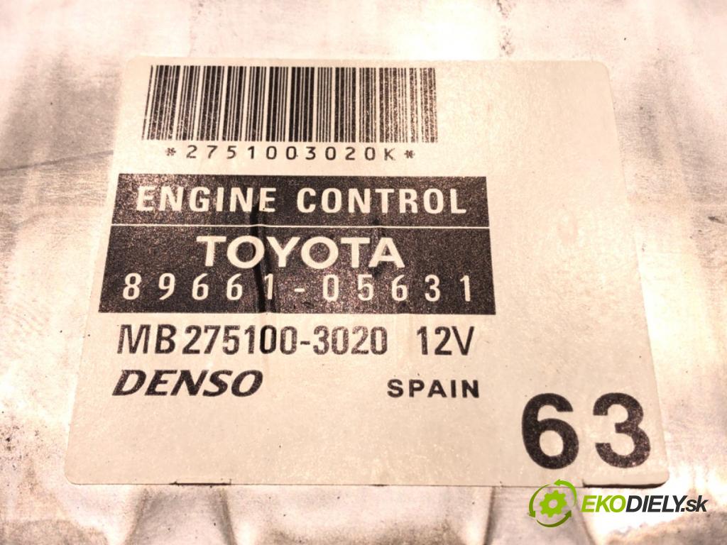 TOYOTA AVENSIS (_T25_) 2003 - 2008    2.0 (AZT250_) 108 kW [147 KM] benzyna 2003 - 2008  riadiaca jednotka Motor 89661-05631 (Riadiace jednotky)