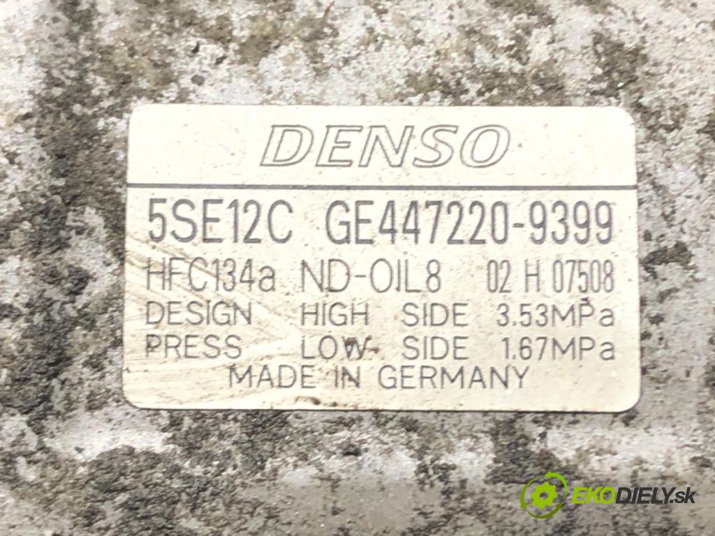 TOYOTA AVENSIS (_T25_) 2003 - 2008    2.0 (AZT250_) 108 kW [147 KM] benzyna 2003 - 2008  Kompresor klimatizácie 447220-9399 (Kompresory klimatizácie)
