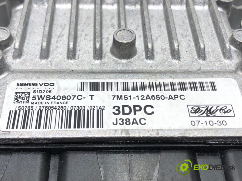 FORD FOCUS II (DA_, HCP, DP) 2004 - 2013    1.8 TDCi 85 kW [115 KM] olej napędowy 2005 - 2012  riadiaca jednotka Motor 7M51-12A650-APC (Riadiace jednotky)
