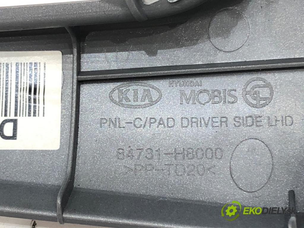 KIA RIO IV (YB, SC, FB) 2017 - 2022    1.25 LPG 60 kW [82 KM] Benzyna / gaz samochodowy (LPG) 2020 - 2022  Lišta kryt interiéru 84721-H8000 84731-H8000 (Lišty)