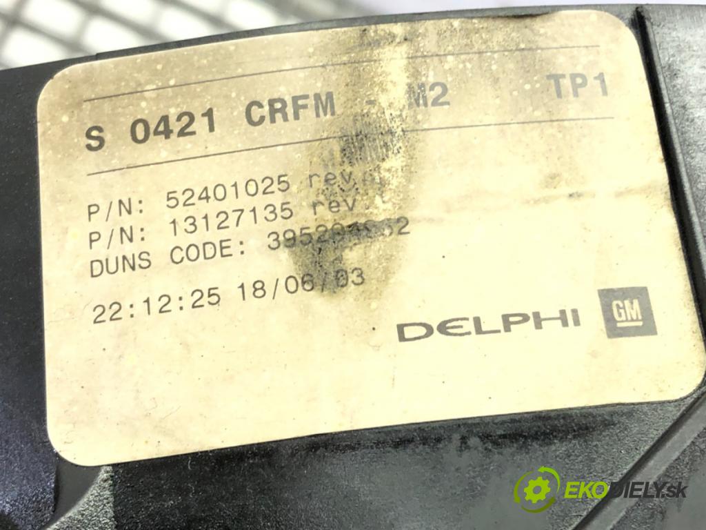 OPEL MERIVA A nadwozie wielkoprzestrzenne (MPV) (X03) 2003 - 2010    1.8 (E75) 92 kW [125 KM] benzyna 2003 - 2010  Ventilátor klimatizácie  (Ventilátory chladičov klimatizácie)