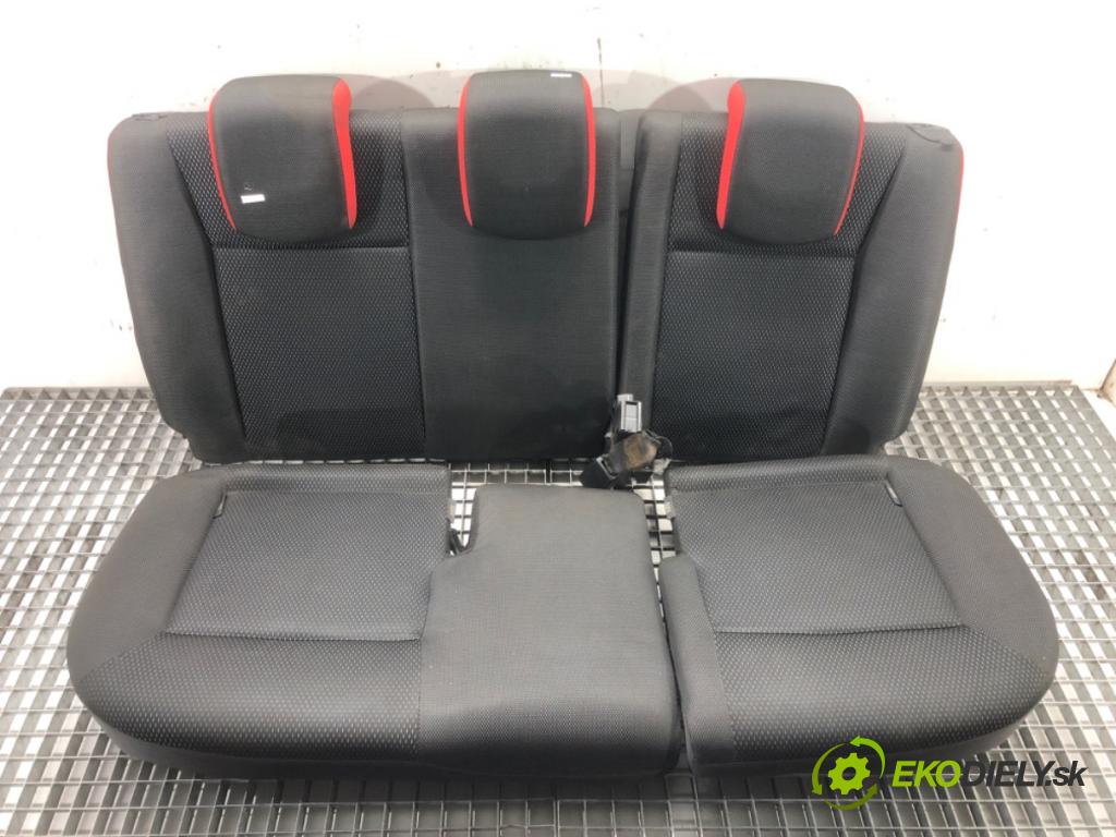 RENAULT CLIO III (BR0/1, CR0/1) 2005 - 2014    1.2 16V (BR02, BR0J, BR11, CR02, CR0J, CR11) 55 kW [75 KM] benzyna 2005 - 2014  Sedadlo druhý rad 