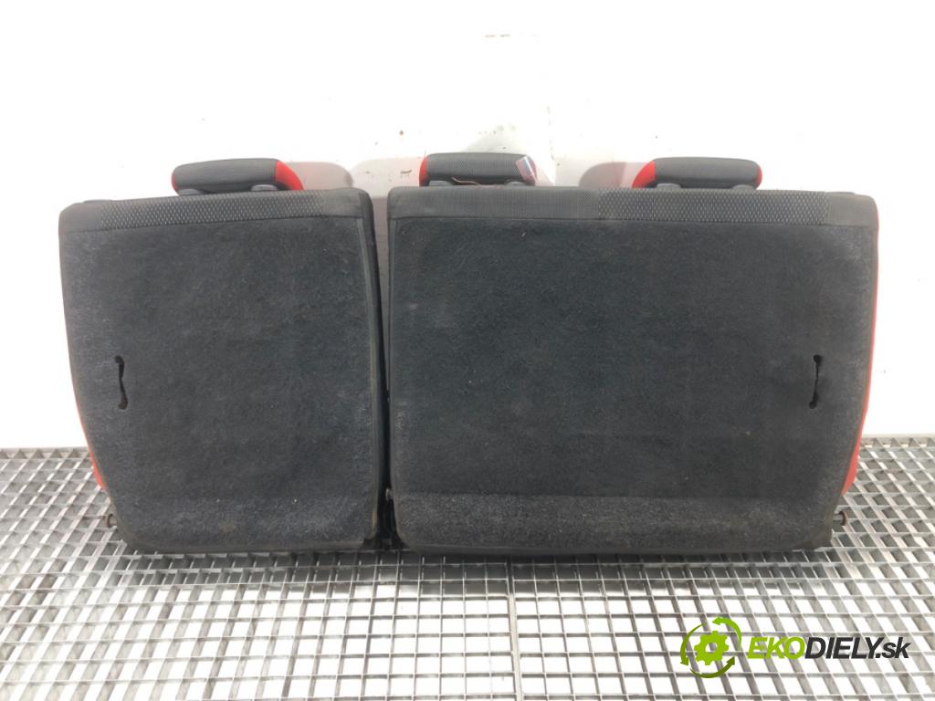 RENAULT CLIO III (BR0/1, CR0/1) 2005 - 2014    1.2 16V (BR02, BR0J, BR11, CR02, CR0J, CR11) 55 kW [75 KM] benzyna 2005 - 2014  Sedadlo druhý rad