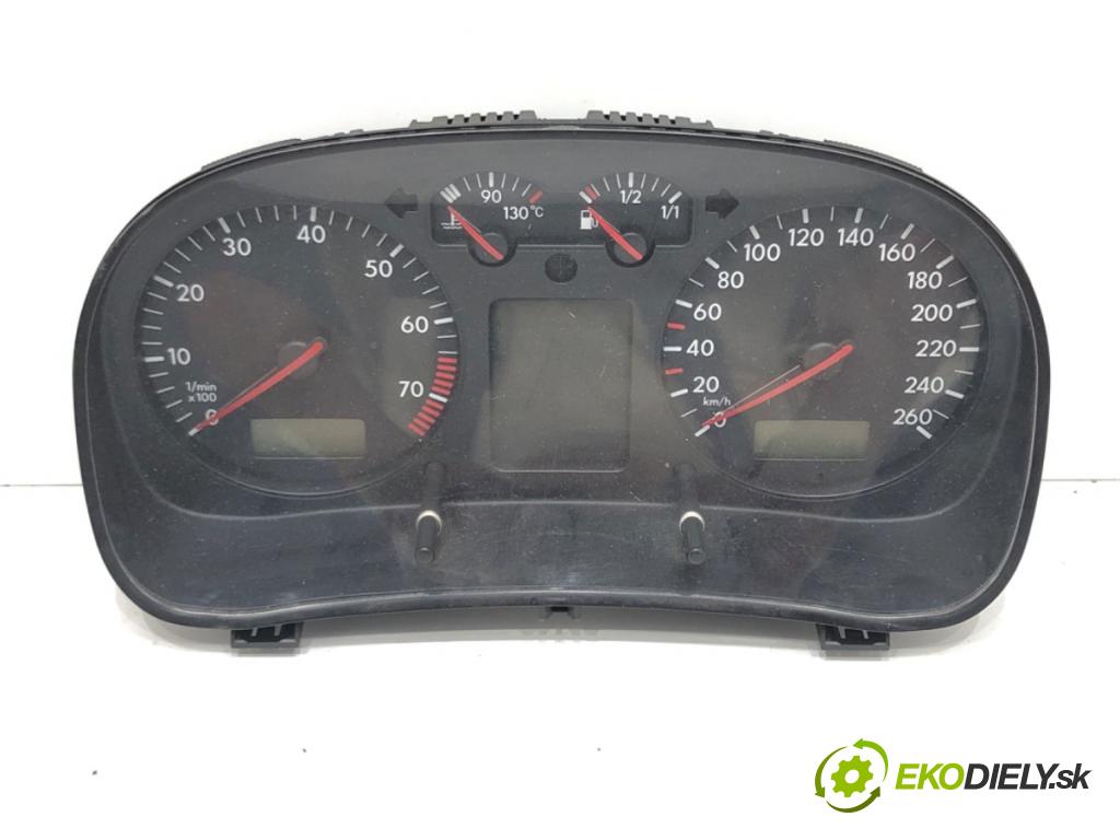 VW GOLF IV (1J1) 1997 - 2008    1.6 16V 77 kW [105 KM] benzyna 2000 - 2005  Prístrojovka 1J0920805B (Prístrojové dosky, displeje)