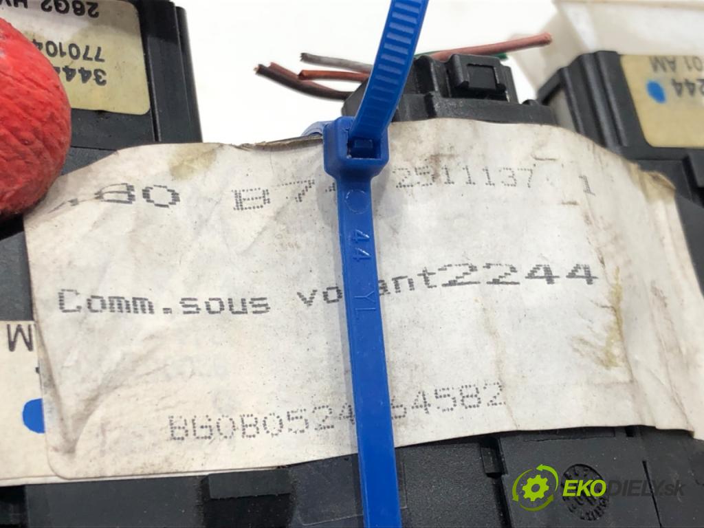 RENAULT LAGUNA II (BG0/1_) 2001 - 2007    1.8 16V (BG0B, BG0C, BG0J, BG0M, BG0V) 89 kW [121 KM] benzyna 2001 - 2005  Prepínač kombinovaný  (Prepínače, spínače, tlačidlá a ovládače kúrenia)