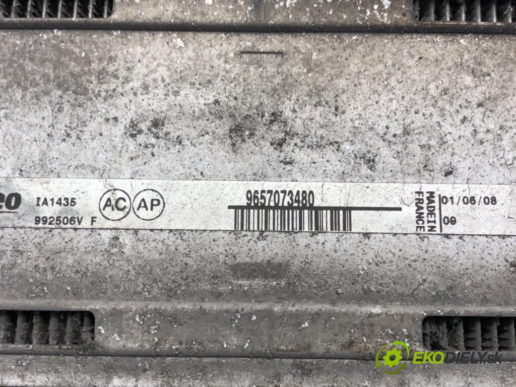 PEUGEOT 407 (6D_) 2004 - 2011    1.6 HDi 110 (6D9HZC, 6D9HYC) 80 kW [109 KM] olej napędowy 2004 - 2010  intercooler 9657073480 (Chladiče nasávaného vzduchu (intercoolery))