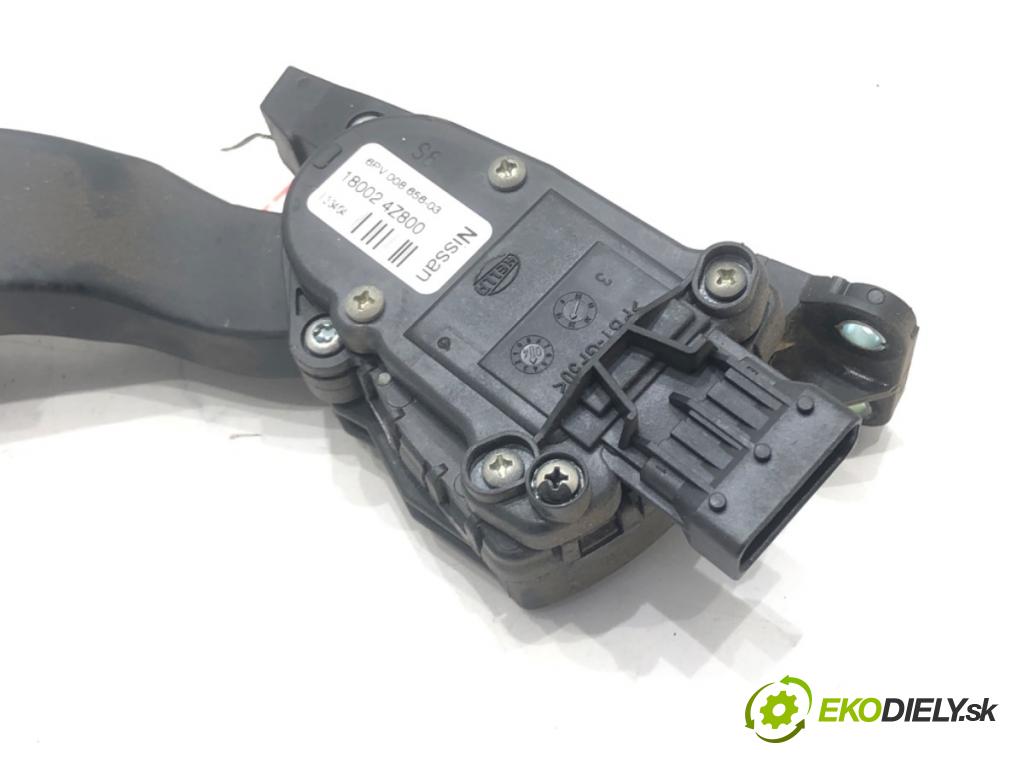 NISSAN ALTIMA (L31) 2001 - 2007    2.5 131 kW [178 KM] benzyna 2001 - 2006  Potenciometer plynu 180024Z800 (Pedále)