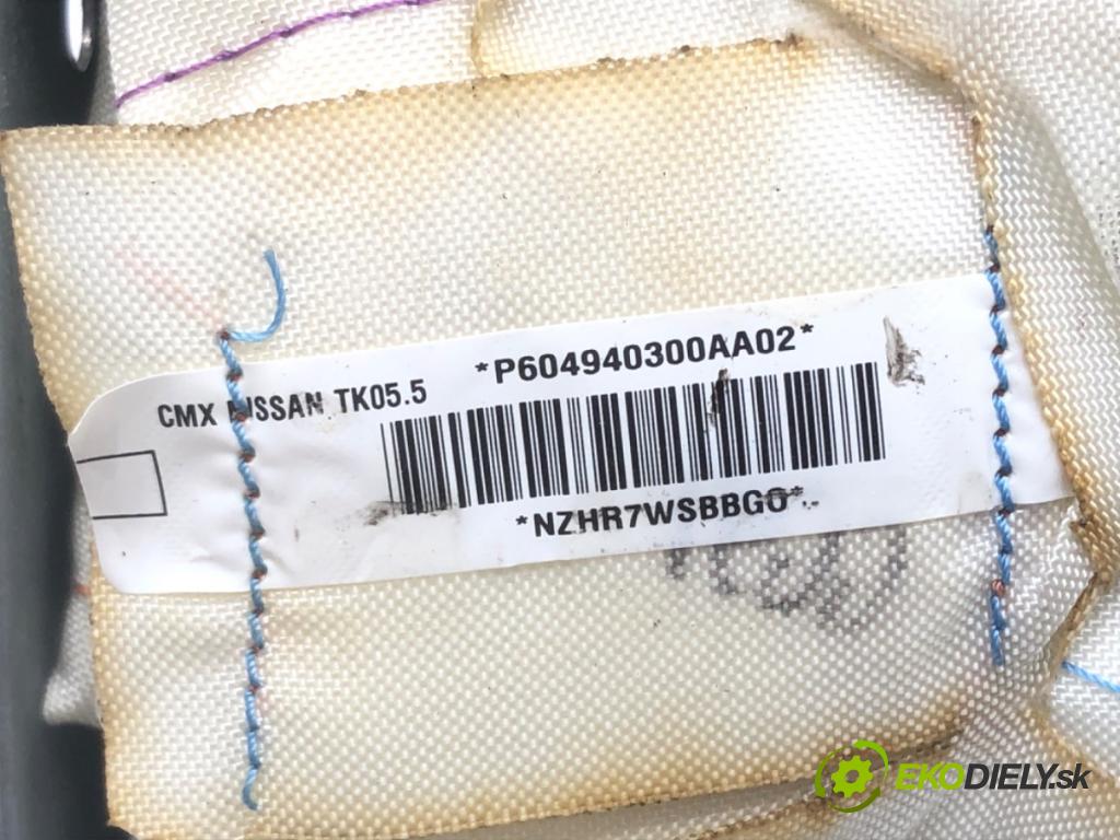 NISSAN ALTIMA (L31) 2001 - 2007    2.5 131 kW [178 KM] benzyna 2001 - 2006  AirBag spolujazdca  (Airbagy)