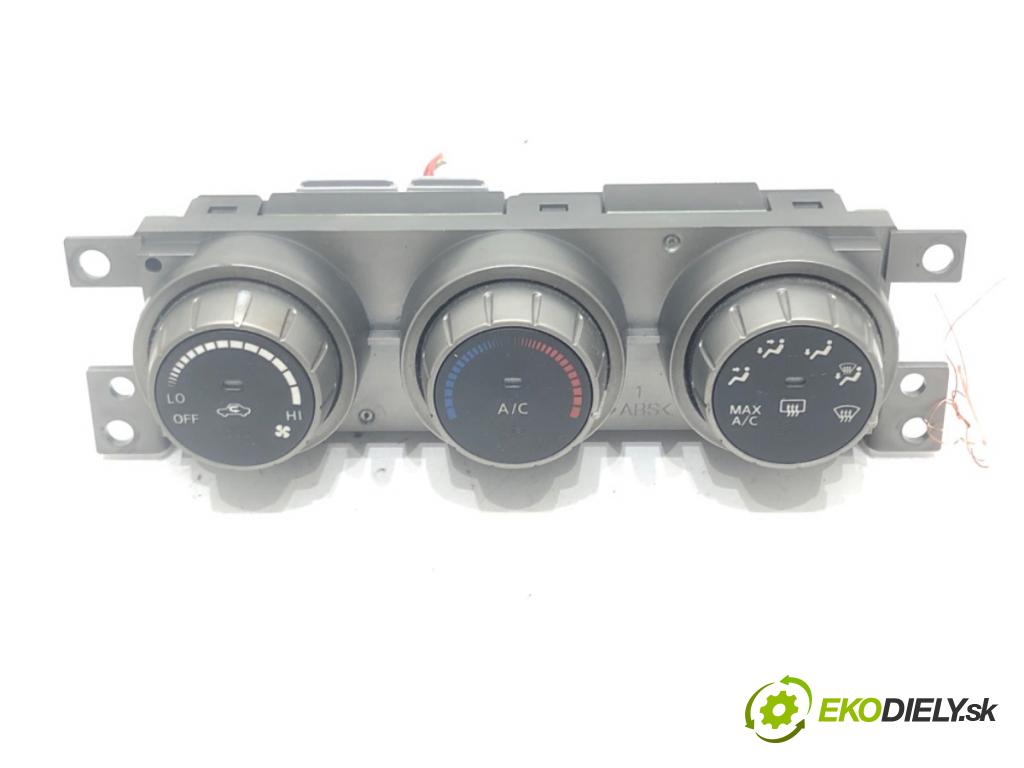 NISSAN ALTIMA (L31) 2001 - 2007    2.5 131 kW [178 KM] benzyna 2001 - 2006  Panel ovládania kúrenia 27500-ZB000 (Prepínače, spínače, tlačidlá a ovládače kúrenia)