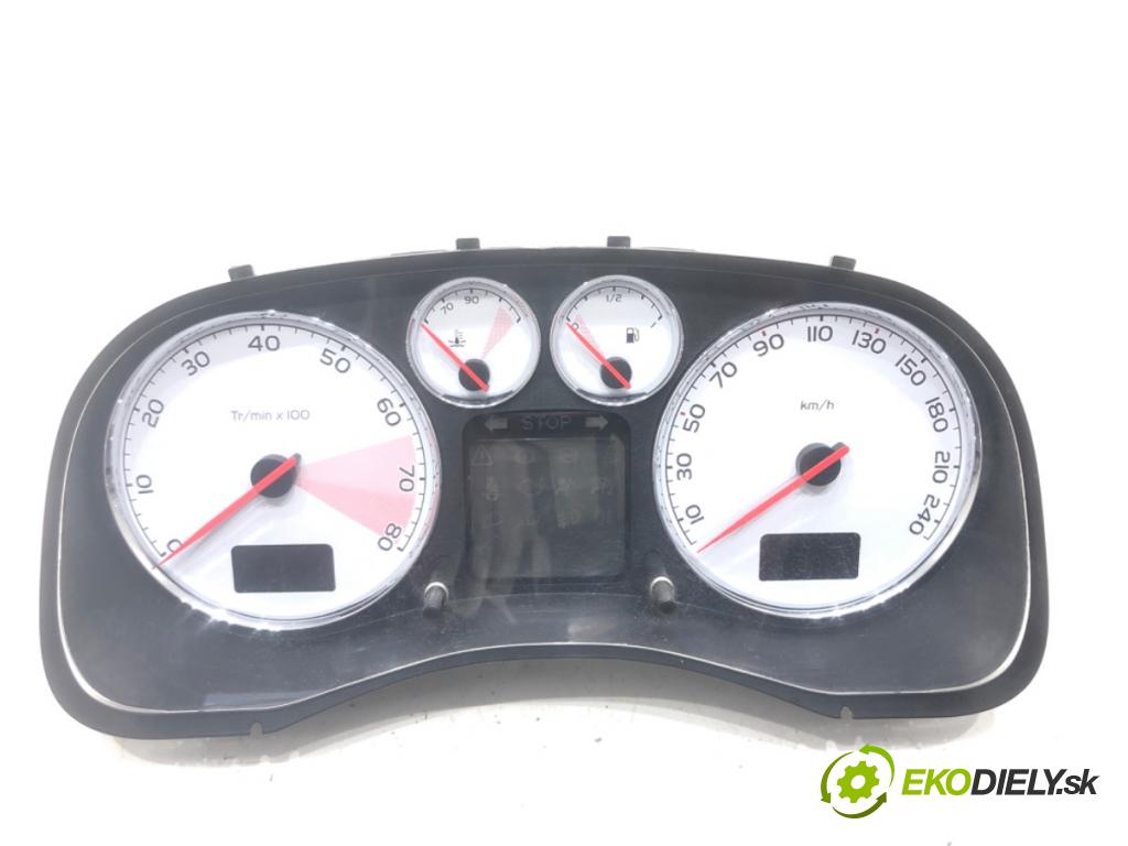 PEUGEOT 307 (3A/C) 2000 - 2012    2.0 16V 103 kW [140 KM] benzyna 2005 - 2007  Prístrojovka P9661323080 (Prístrojové dosky, displeje)