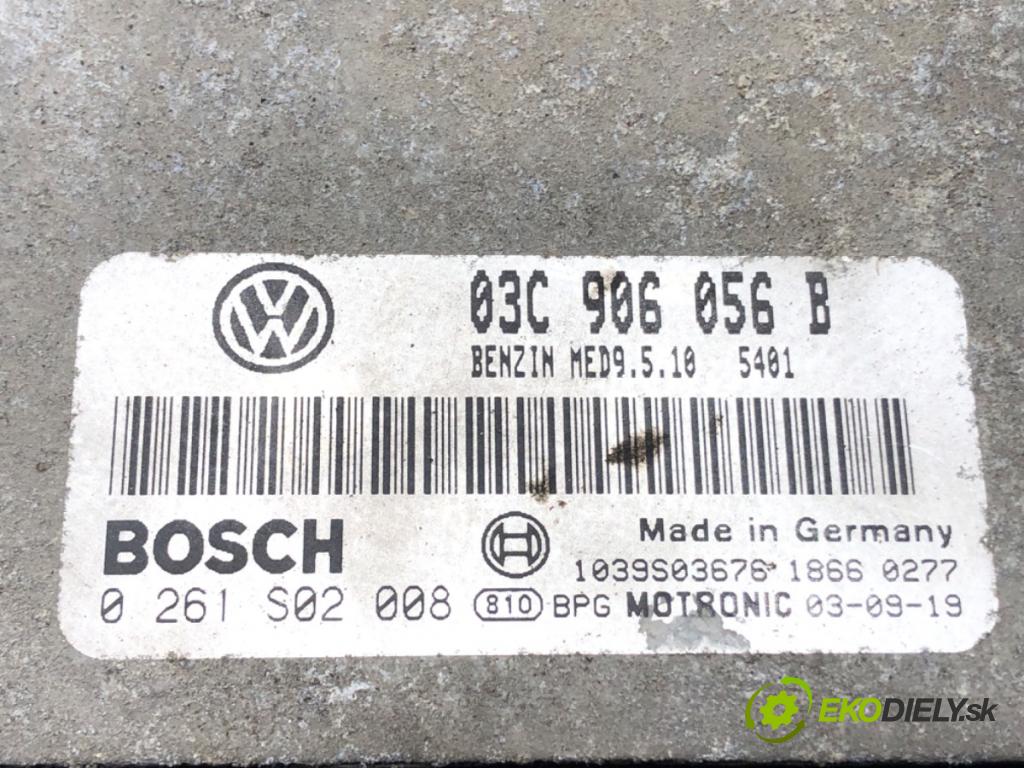 VW GOLF V (1K1) 2003 - 2010    1.6 FSI 85 kW [115 KM] benzyna 2003 - 2008  řídící jednotka motora 03C906056B (Řídící jednotky)