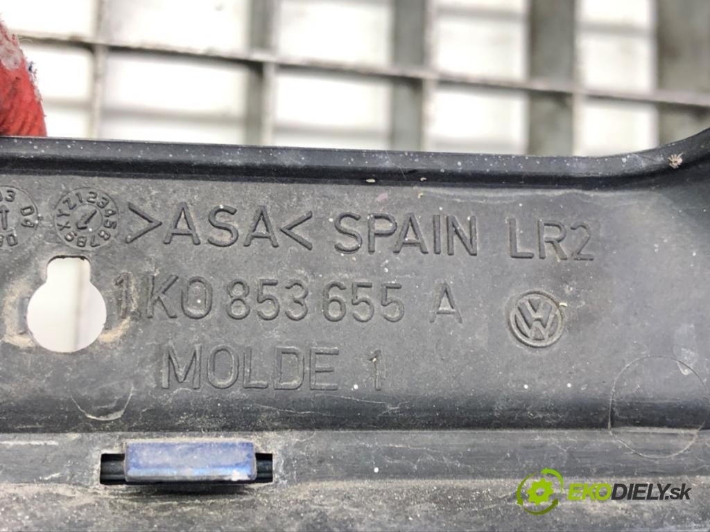 VW GOLF V (1K1) 2003 - 2010    1.6 FSI 85 kW [115 KM] benzyna 2003 - 2008  mřížka maska 1K0853655A (Mřížky (masky) chladičů)