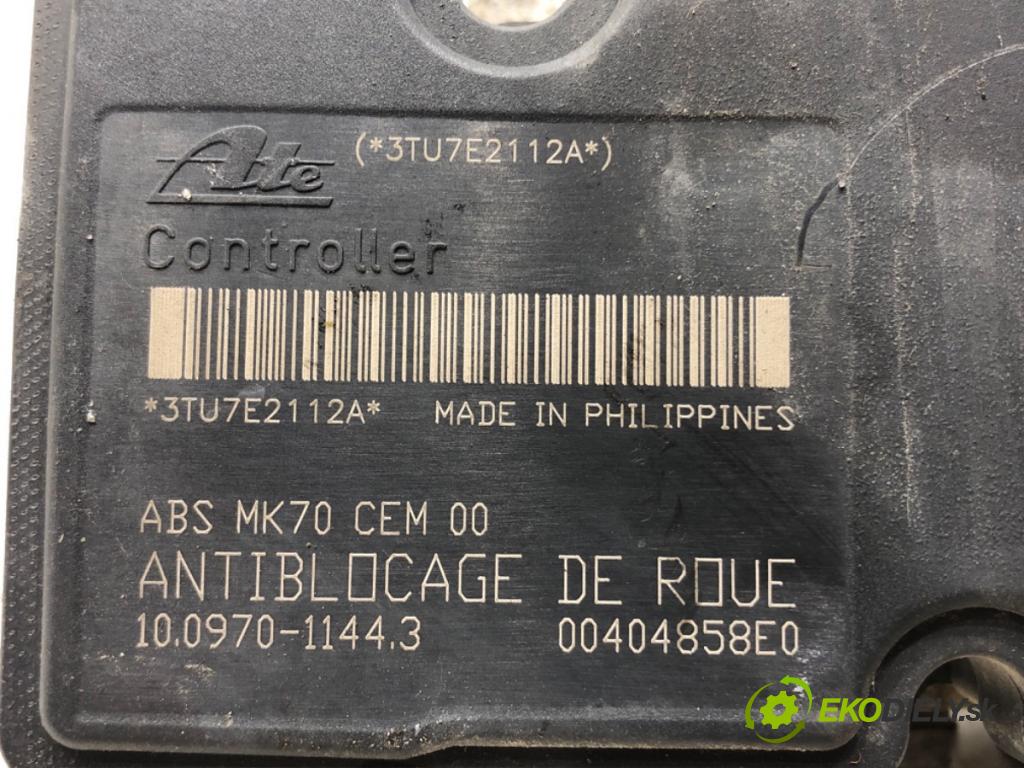 PEUGEOT 207 (WA_, WC_) 2006 - 2015    1.4 54 kW [73 KM] benzyna 2006 - 2013  Pumpa ABS 9662298480 (Pumpy ABS)