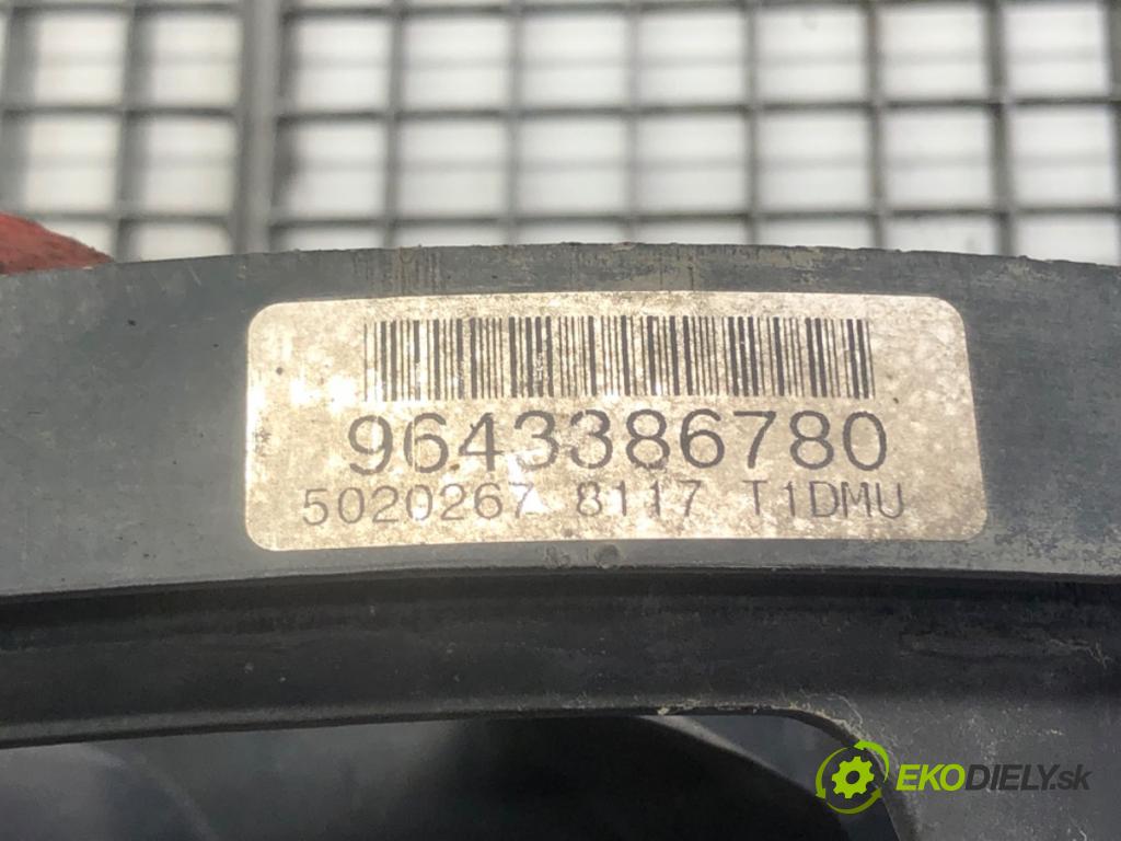 PEUGEOT 206 SW (2E/K) 2002 - 2022    1.4 HDi 50 kW [68 KM] olej napędowy 2002 - 2007  Ventilátor chladiča 9643386780 (Ventilátory)