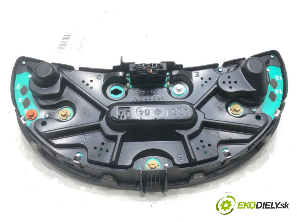 OPEL CORSA C (X01) 2000 - 2009    1.3 CDTI (F08, F68) 51 kW [70 KM] olej napędowy 2003 - 2009  Prístrojovka 13173347 (Prístrojové dosky, displeje)